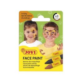 Jovi SET MAQUILLAJE FACE PAINT ESTUCHE DE 3 BARRAS ANIMAL 175AN - Negro, Marron, Amarillo - Seguro y fácil de limpiar Precio: 7.49999987. SKU: B1C7H2VK7R