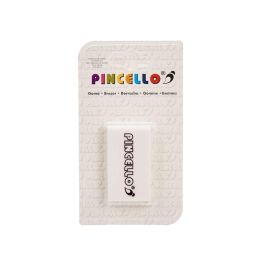 Goma de borrar gigante blanca Pincello 9x16x1.5 cm (36 Unidades) Goma de borrar gigante blanca Pincello 9x16x1.5 cm (36 Unidades)