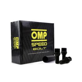 Set Tuercas OMP 33 mm Negro M12 x 1,50 Set Tuercas OMP 33 mm Negro M12 x 1,50