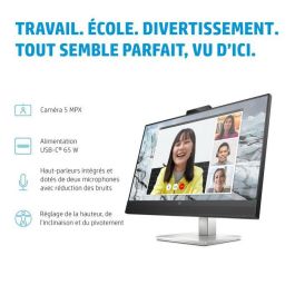 HP E27m G4 QHD USB-C Conferencing Monitor con Webcam 5MP, Altavoces, Micrófonos duales, Certificado Zoom, Carga 65W