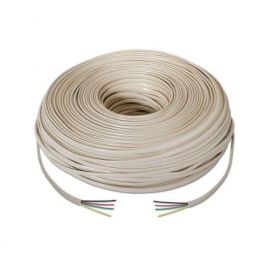 Bobina de Cable de Teléfono Aisens A143-0321 4C/ 100m/ Beige Bobina de Cable de Teléfono Aisens A143-0321 4C/ 100m/ Beige
