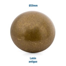 HEICO Tachuela Lisa Hierro Ø20 Acabado Laton Antiguo Set de 3000