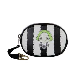 Monedero Pill Stripes Bitelchús / Beetlejuice Blanco