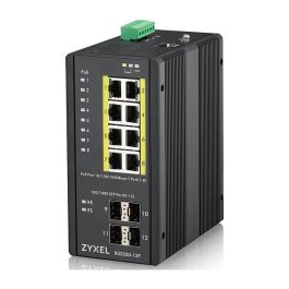 Zyxel Switch Industrial Zyxel RGS200-12P - 12 Puertos PoE, Gestión Avanzada, Montaje DIN Rail, ZZ0101F Precio: 1047.88999953. SKU: B1GMP6WCGN