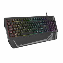 GENESIS Rhod 350 RGB Teclado Gaming Completo QWERTY Español Alámbrico USB Membrana LED RGB Negro con Descansa Muñecas Precio: 13.50000025. SKU: S5608271