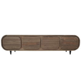 DKD Home Decor Mueble TV Indo 2c25 Moderno Marron Teca Reciclada 4 Puertas 45 x 50 x 200 cm Precio: 926.68999984. SKU: B15C986G26