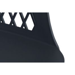 DKD Home Decor Silla Shenglong 3 Scandi Urban Azul Marino 57 x 80.5 x 57 cm PP Metal