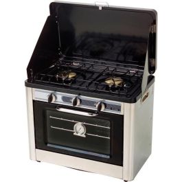 Estufa/horno combinado de 2 fuegos de camping - INCASA - 016463 Estufa/horno combinado de 2 fuegos de camping - INCASA - 016463