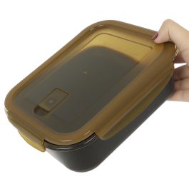 Ambare Fiambrera Rectangular Hermética 1.5 L (1500 cc) - 23 x 17.5 x 7.6 cm (6 Unidades)