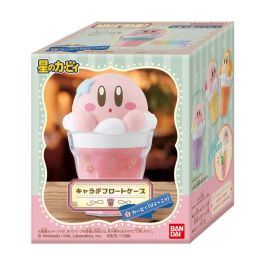 Kirby Figura Chara Latte Float Case - Unidad Aleatoria Coleccionable - Detalles Inspirados en Bebidas Flotantes