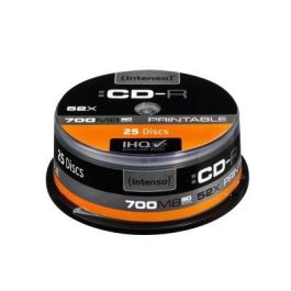 Intenso 1801124 CD-R 700MB 52x Printable Tarrina 25 Unidades Precio: 13.6900005. SKU: S0200477