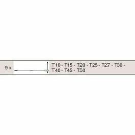 KS TOOLS 713.5018 Módulo de llaves Torx con mango en T - 9 piezas