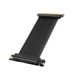 Mars Gaming MCA-PCIE40 Cable Extensor Riser PCIe 4.0 x16 de 300mm para Tarjetas Gráficas GPU con Conector 90° para Montaje Vertical