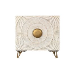 Aparador Colonial DKD Home Decor Blanco Dorado 45 x 75 x 81 cm