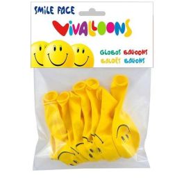 Blanca Globo 100% látex biodegradable cara sonriente, bolsa de 8 unidades Precio: 1.49999949. SKU: B19GEN6E2S