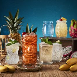 Vaso Alto Vidrio Tiki Bartender Bormioli Rocco 50 cL Vaso Alto Vidrio Tiki Bartender Bormioli Rocco 50 cL
