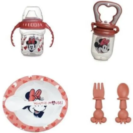 Thermobaby Pack Comida Minnie 1ª Edad - 1 Mordisqueador + 1 Bol + 1 Taza con Asa + 2 Cucharas Precio: 42.50000007. SKU: B18F3MZSKF