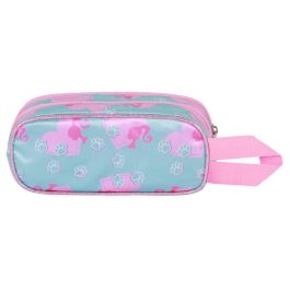 Barbie Estuche Portatodo 3D Doble Pets Rosa con relieve, 2 compartimentos y cremallera Barbie Estuche Portatodo 3D Doble Pets Rosa con relieve, 2 compartimentos y cremallera