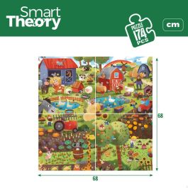 Puzzle Infantil Colorbaby 4 en 1 174 Piezas Granja 68 x 68 cm (6 Unidades)