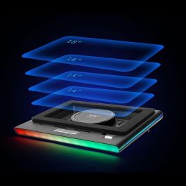 Thermaltake Massive EXTREME - Enfriador de Portátil USB con Ventilador de 12 cm, Control de Velocidad y 3500 RPM