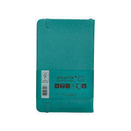 Antartik Cuaderno A6 Tapa Dura Hojas Cuadriculadas 80 gr Verde Aguamarina 100 Hojas
