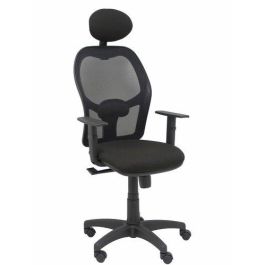 Silla Piqueras Y Crespo Alocen Brazos Regulables Cabecero Incluido Mecanismo Sincro Refuerzo Lumbar Ruedas Nylon Respaldo Malla Negra Transpirable Y Asiento Tapizado Bali Negro Precio: 246.88999962. SKU: S5703485