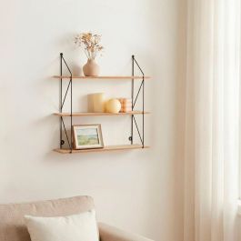 Estantería Max Home Hierro Madera MDF 50 X 49 X 12 CM (4 Unidades)