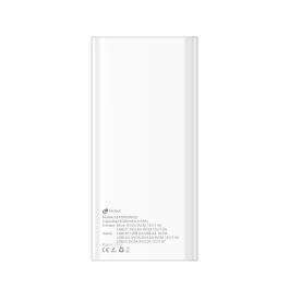Leotec LEPOW30W22W Batería Externa Power Bank, Polímero de Litio 30000 mAh, Blanco, Carga Rápida 22.5W, Pantalla Digital Precio: 23.68999952. SKU: B1C35QB2FC
