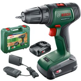 Bosch UniversalDrill 18 Taladro Atornillador a Batería, Kit 2 Baterías 1.5Ah, Compacto, 20 Posiciones de Par