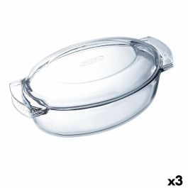 Fuente para Horno Pyrex Classic Vidrio Transparente Vidrio Ovalada 39 x 23 x 15 cm Con Tapa (3 Unidades) Precio: 131.50000006. SKU: S2706674