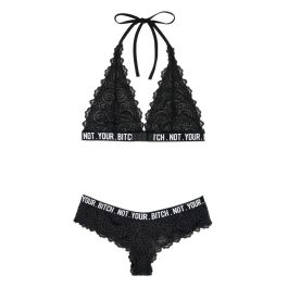 Conjunto de Lencería Fantasy Lingerie Negro (L/XL) Conjunto de Lencería Fantasy Lingerie Negro (L/XL)