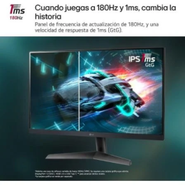 LG Ultragear 27GS60F-B 27 Pulgadas Full HD 1ms 180Hz AMD FreeSync NVIDIA G-SYNC Compatible
