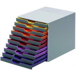 Durable Módulo 10 Cajones Varicolor® en Plástico ABS, Organización con Ventanas Transparentes, 7610-275 Precio: 101.50000058. SKU: B17JMBFZGT