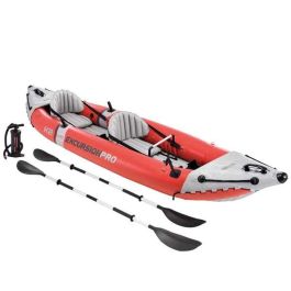 Intex Kayak Excursion Pro 384x94x46 cm Incluye Remos Aluminio y Bomba