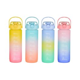 Botella de Agua Sport Multicolor 600 ml - Bewinner (12 Unidades)