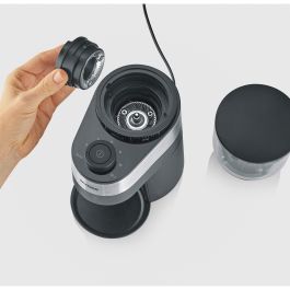 Severin KM 3880 Molinillo de Café Eléctrico con Cuchillas, 240g, 30 Posiciones de Molido, Negro/Acero Inoxidable, 140W