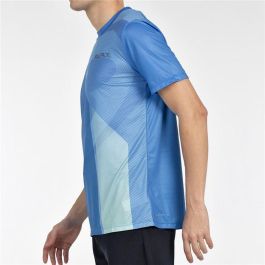 Camiseta de Manga Corta Hombre Bullpadel Brumo Azul Pádel 42