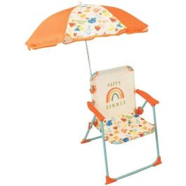 FUN HOUSE Fruity's Camping silla plegable con sombrilla - H.38.5 x W.38.5 x D.37.5 cm + sombrilla ø 65 cm - Para niños Precio: 33.68999975. SKU: B1CL7EZTD6