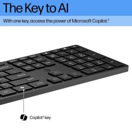 HP 320K Teclado de Escritorio con Cable USB - Distribución Alemana (DE) - Cómodo y Fiable para Mejorar la Productividad Diaria