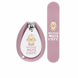 Beter MINI CURE Set Manicura Cuidado Uñas Bebés: Cortaúñas Ergonómico Seguro y Lima Extrafina Rosa para Rutina Diaria - Lote 2 pz Precio: 4.49999968. SKU: S0574402