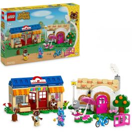Lego 77050 Animal Crossing MiniNook y Casa de Minina con Minifiguras de Tom Nook y Minina