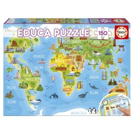 Puzzle 150 Mapamundi Monumentos 18116 Educa Precio: 9.5000004. SKU: B14CDCQ6NM