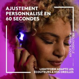 Auriculares inalámbricos para juegos - LOGITECH G - True Wireless FITS - Tecnología de moldeado LIGHTFORM - Bluetooth - Negro Auriculares inalámbricos para juegos - LOGITECH G - True Wireless FITS - Tecnología de moldeado LIGHTFORM - Bluetooth - Negro