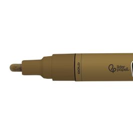 Rotulador Liderpapel Acrylic Base Agua Todo Tipo De Superficie Punta Redonda 3 mm Oro Rotulador Liderpapel Acrylic Base Agua Todo Tipo De Superficie Punta Redonda 3 mm Oro