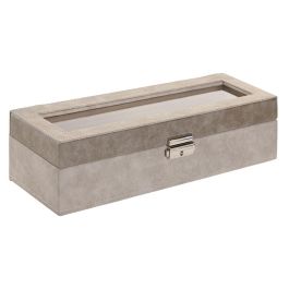 Caja-Joyero Home ESPRIT Gris Gris oscuro Poliuretano Madera MDF 30 x 10 x 8 cm Caja-Joyero Home ESPRIT Gris Gris oscuro Poliuretano Madera MDF 30 x 10 x 8 cm