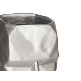 Jarrón Cara 3D Plata Giftdecor 12x24.5x16 cm - Poliresina (4 Unidades) Jarrón Cara 3D Plata Giftdecor 12x24.5x16 cm - Poliresina (4 Unidades)