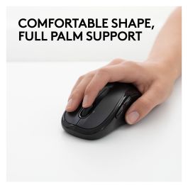 Logitech M510 Ratón Inalámbrico RF Láser Negro