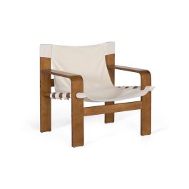 Giner y Colomer Sillón Contemporáneo Madera de Caucho Tela Beige 42x56 cm Precio: 229.8879. SKU: B1HG3SZEBK