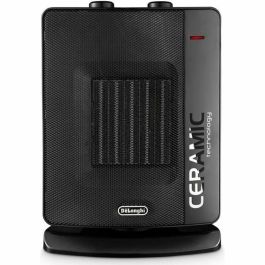 DeLonghi DCH7032 Calentador Ventilador Cerámico 2200W Móvil Oscilante Silencioso 3 Niveles Potencia Termostato Ajustable Protección Antihielo