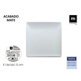 Bandeja Melamina White 16x16x1.5 cm La Mediterrane - Inde (24 Unidades) Precio: 33.90000009. SKU: B1FEVFJLQN